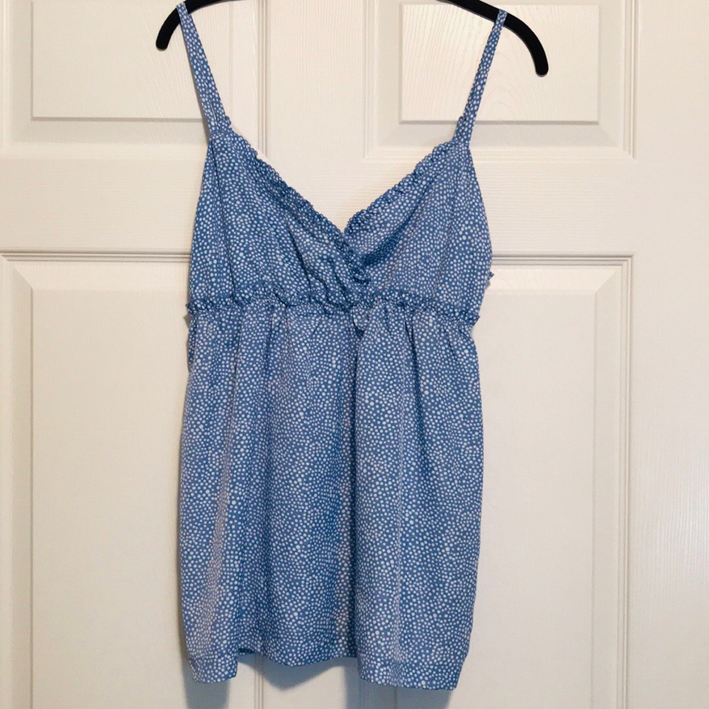 NWT New York & Company Polka Dot Babydoll Tank